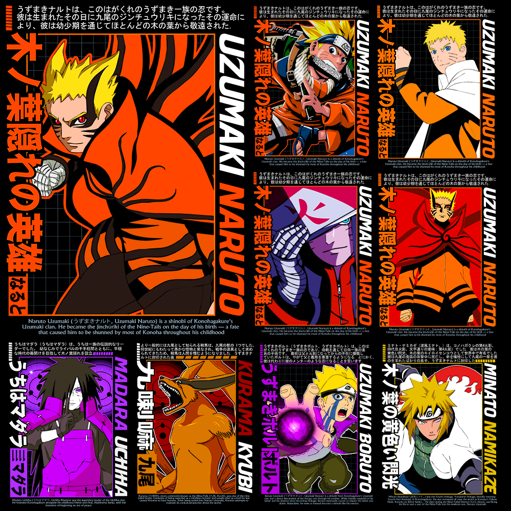 1000+ Premium Anime T-Shirt Design Bundle preview 2