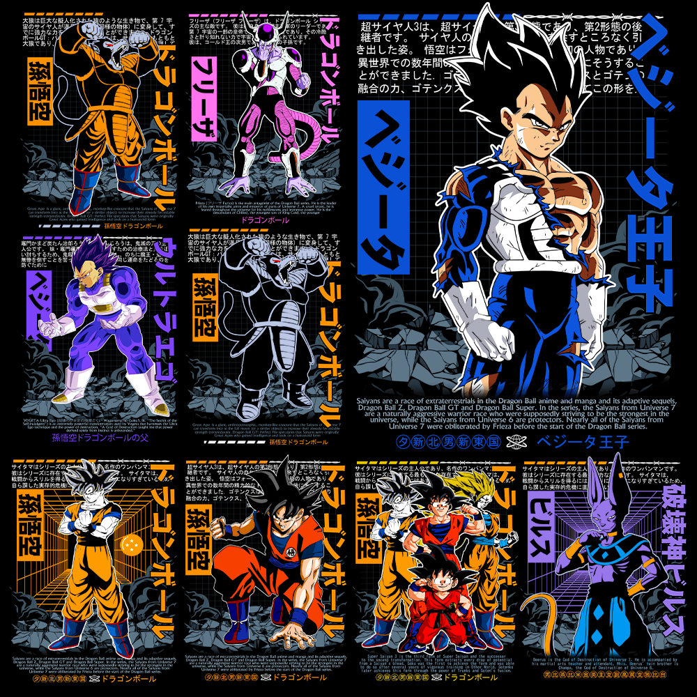 1000+ Premium Anime T-Shirt Design Bundle preview 3