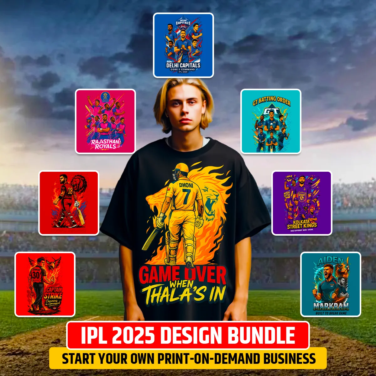 IPL 2026 Tshirt Design Bundle